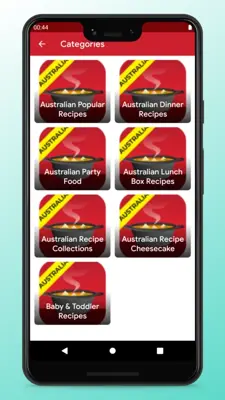 Australian Food Recipes App android App screenshot 1