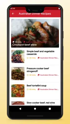 Australian Food Recipes App android App screenshot 2